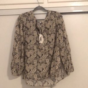 Soleiluna Painter’s Top organic cotton blouse sizes L, XXL